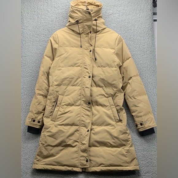 Orolay Puffer Coat Women’s‎ Size S Tan Quilted Hooded Winter Jacket - Picture 1 of 12
